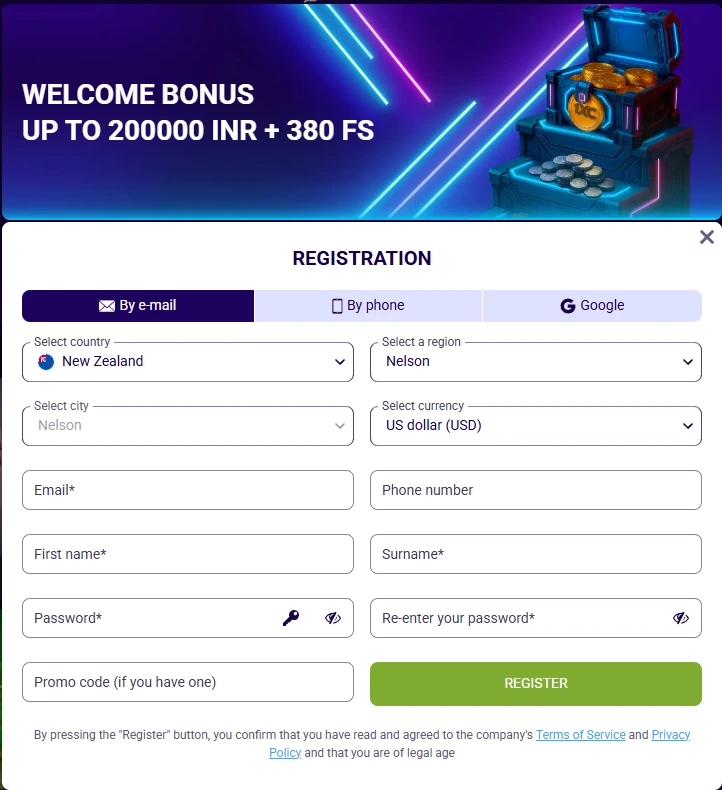1xCasino Registration and Betting Guide
